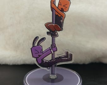 Dayshift Jack & Dave Spinning Acrylic Standee 4.75"