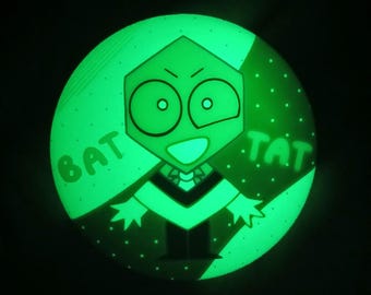 Battat Glow-in-the-Dark Button Pin 58mm