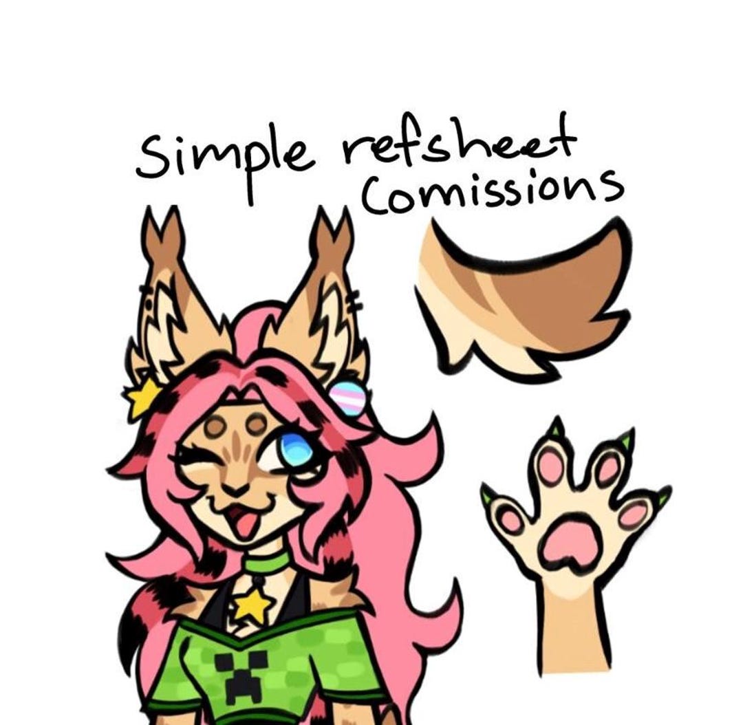 Simple OC Reference Sheet Commission - Etsy