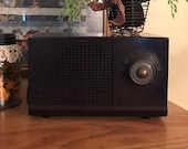 Vintage RCA Victor Radio Bakelite, Working Tube Radio 1950s AM Radio, RCA Model 3-X-521 Mid Century, Antique Tube Radio, Brown