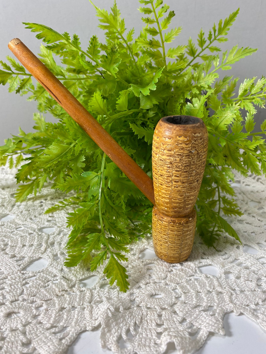 Vintage Corn Cob Pipe country Gentlemen Tobacco Etsy