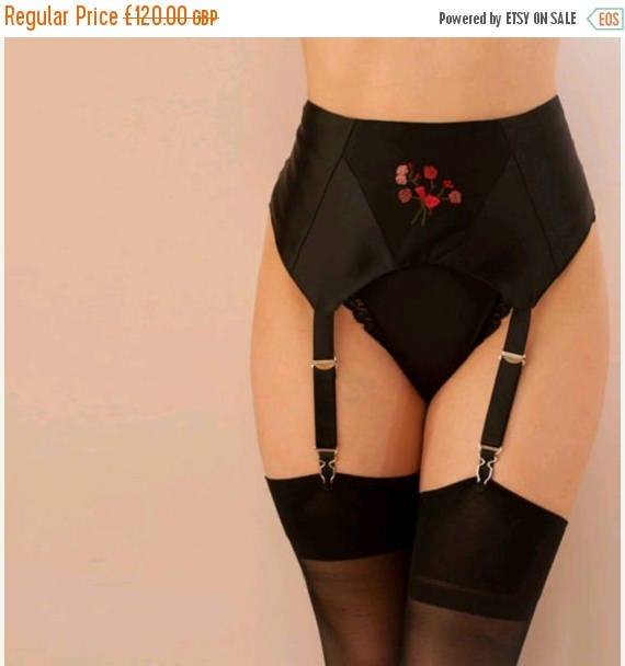 black suspender belt uk