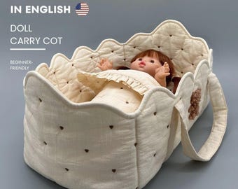 Patron de couture PDF pour porte-bébé - Tutoriel illustré - Porte-bébé à coudre soi-même