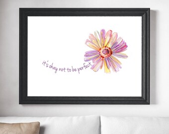 It's Okay Not To Be Perfect Poster