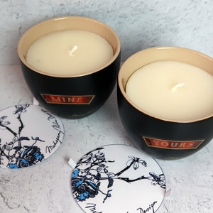 Yours & Mine Limited Edition Beeswax Candles, Eco-friendly, Art, Aromatherapy, Scented Candle, Beeswax Candle, Gift image 3