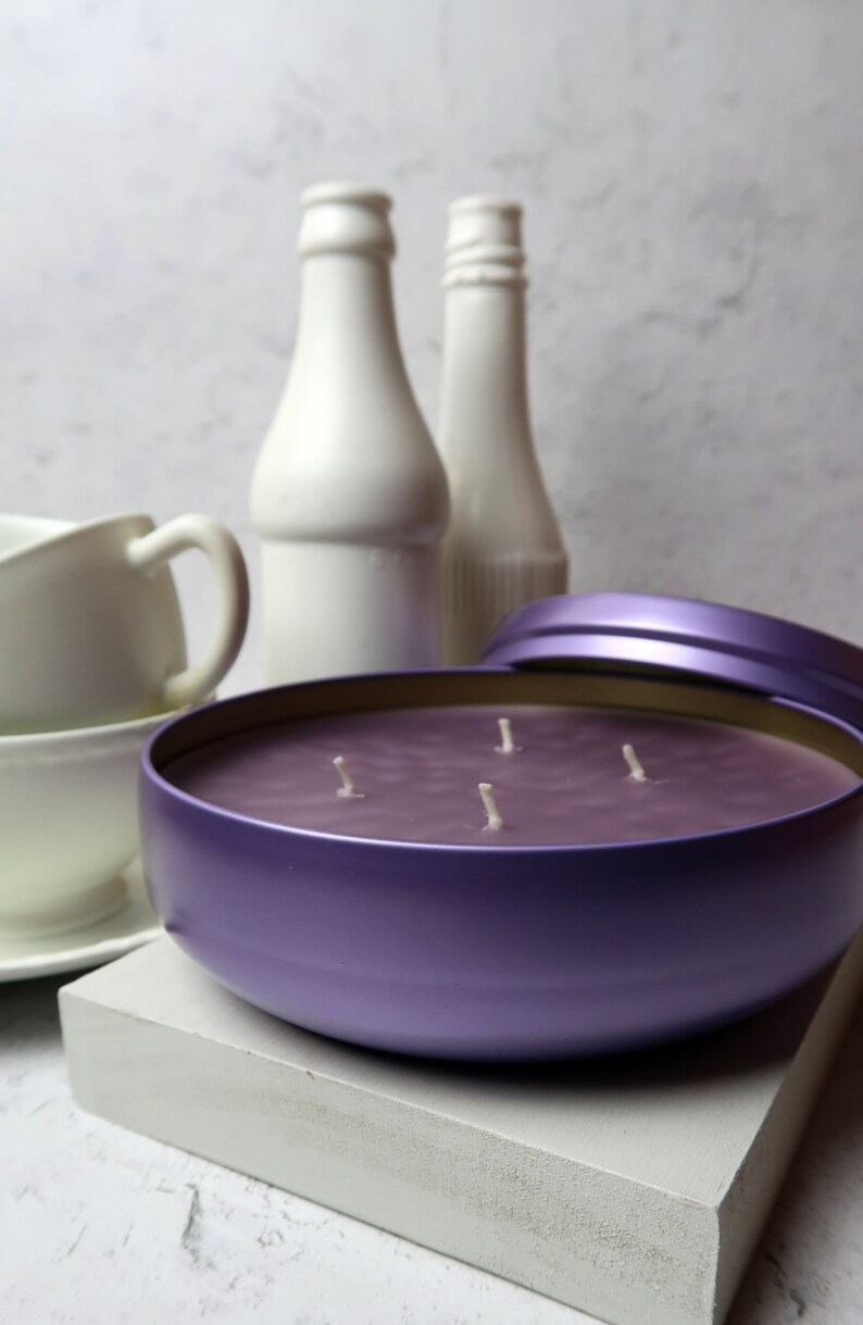 Beeswax Candles, White Pear and Peony Travel Candle, Limited Edition