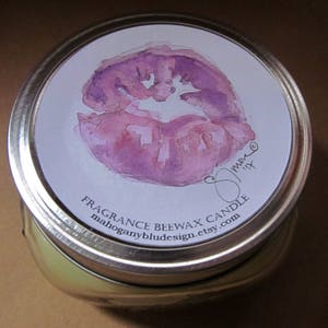 Hugs and Kisses Beeswax Candle Gift Set, Limited Edition, Eco-friendly, Art, Aromatherapy image 2