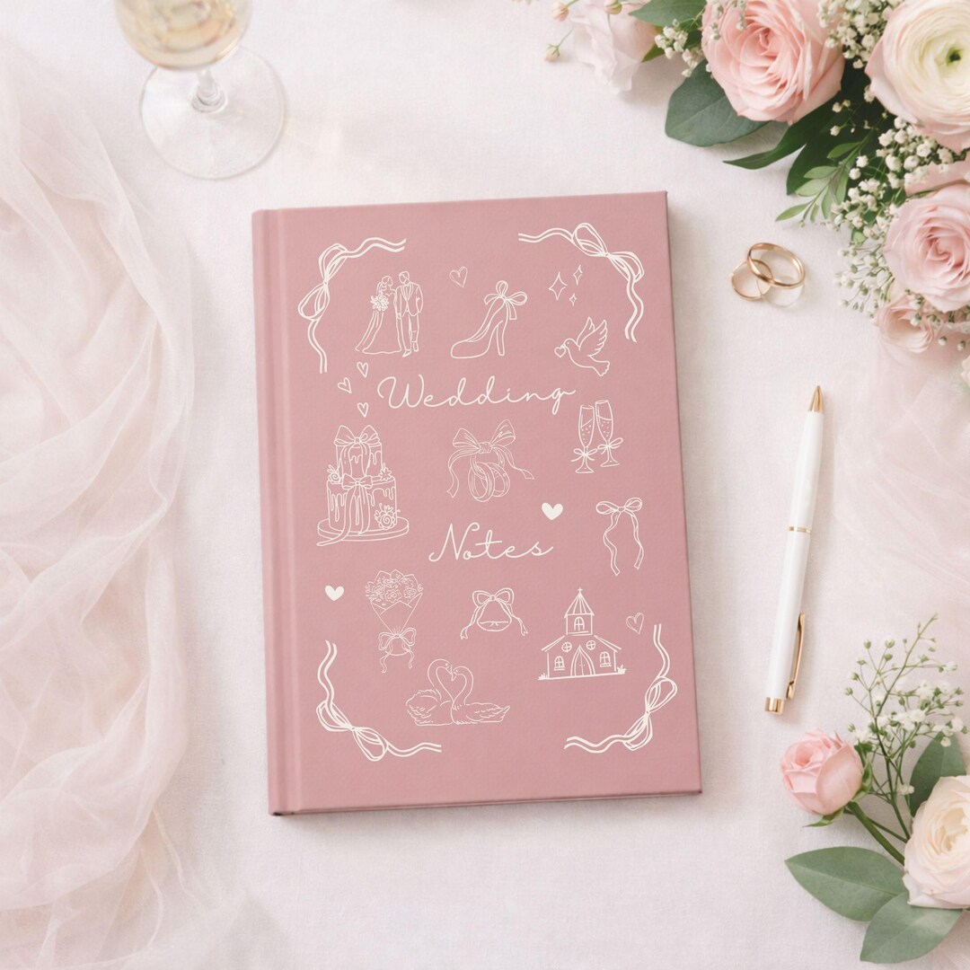 Personalized Wedding Planner Notebook | Bride to Be Gift | Engagement ...