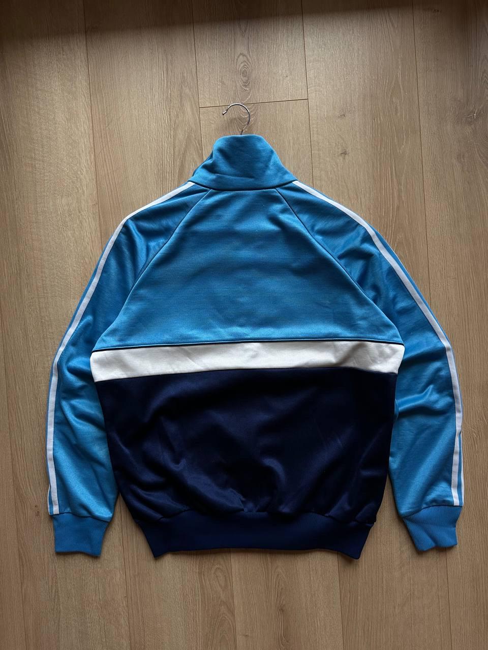 Vintage Adidas Track Jacket West Germany Blue Zip up Retro 70s 80s