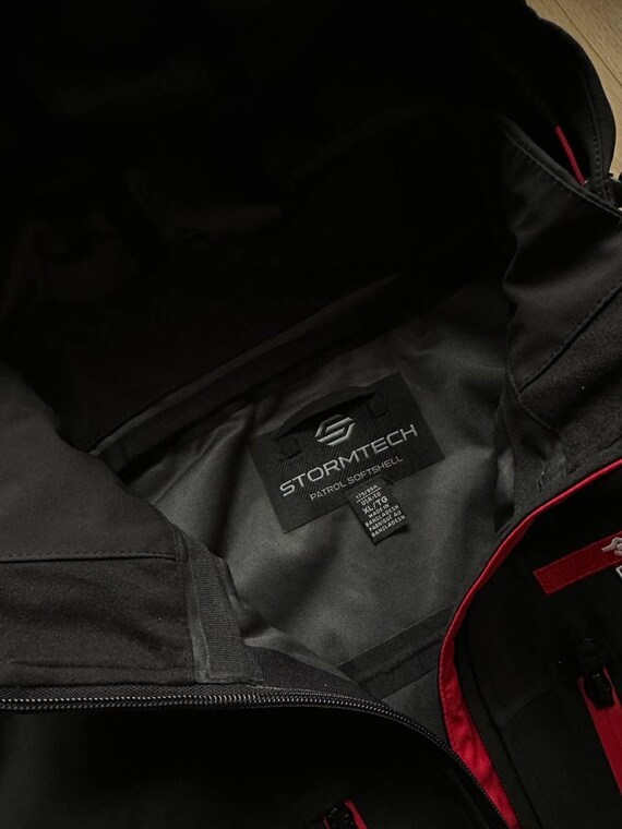 Stormtech Patrol Softshell Jacket Black Red XL Ho… - image 12
