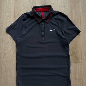 フェデラー着用Nike ポロシャツ Lサイズ 黒/赤 Nike FIT DRY Federer nike shirt - Etsy 日本