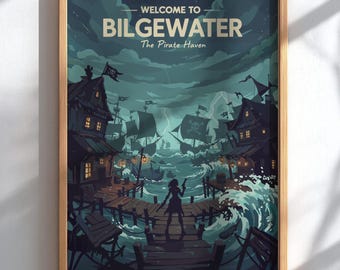 Póster de Aguas Estancadas de League of Legends - Arte para Paredes de Jugadores