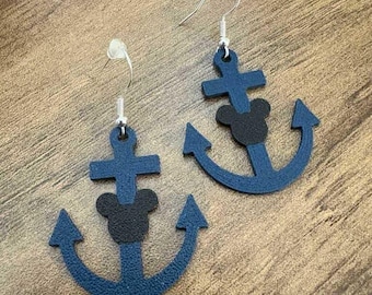 Mickey Anchor Earrings