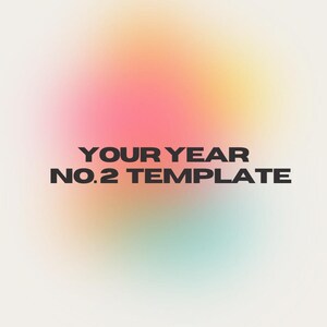 No. 2 テンプレート: 2026年ビジョンボード