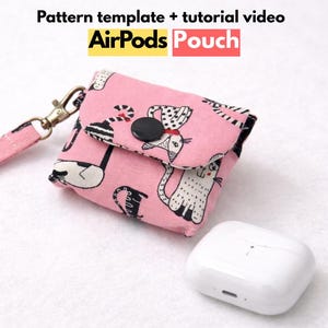 How to Make Airpods Pouch [Digital Pattern + Video Tutorial] DIY Sewing Projects