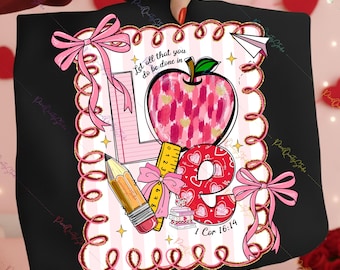 PNG de profesor, PNG de camiseta de profesor, PNG de profesor enamorado, PNG de escuela, PNG de San Valentín, PNG de camiseta de San Valentín, PNG de amor, PNG de lápiz escolar, Regalo para profesor