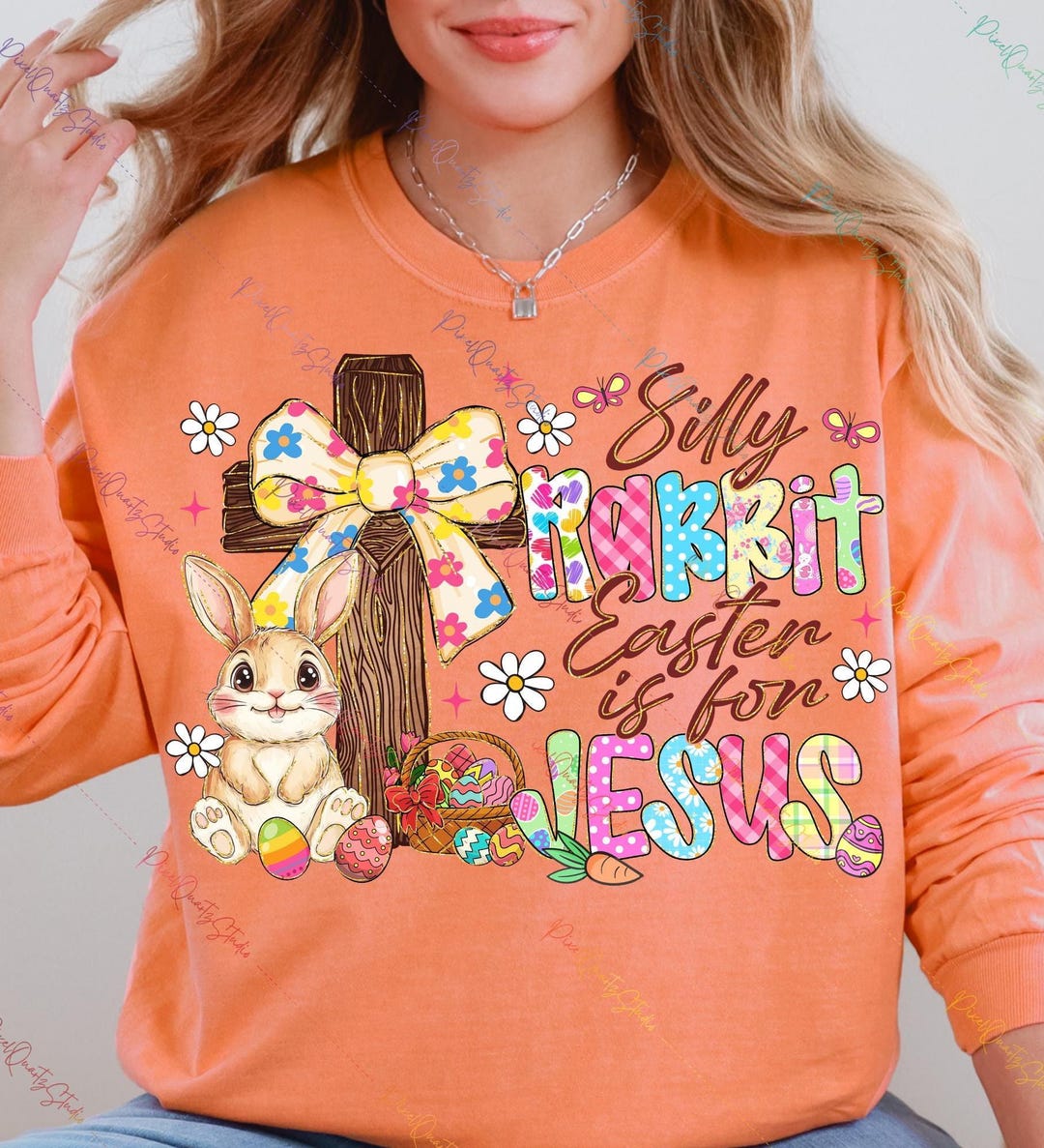 Silly Rabbit Easter is for Jesus PNG | Christian Easter Bunny PNG ...
