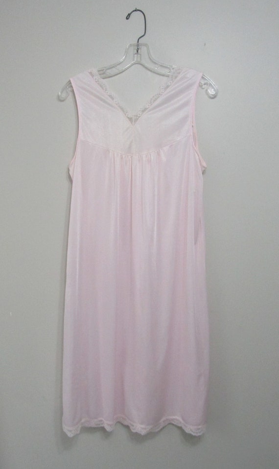 Vintage Penney's Peignoir Robe and Nightgown Pink… - image 3