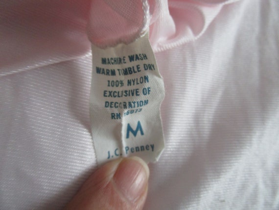 Vintage Penney's Peignoir Robe and Nightgown Pink… - image 7