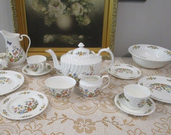 Vintage Aynsley Tea Set (18 Pcs) for Five - Etsy
