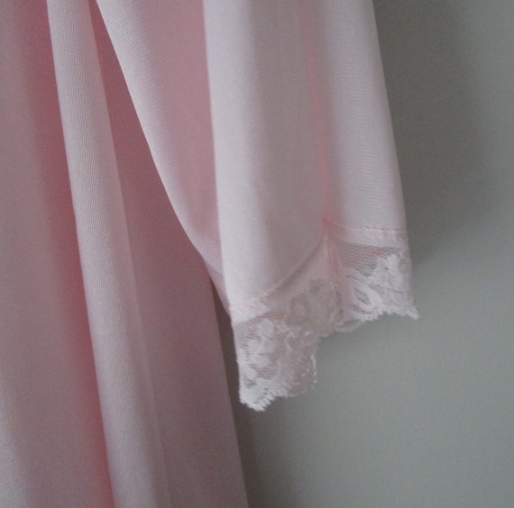 Vintage Penney's Peignoir Robe and Nightgown Pink… - image 8