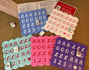 NEUE VERSION: 3D-gedrucktes Mahjong-Übungsbrett mit gewelltem Rand und Spielsteinhalter