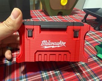 Tarjetero/caja para guardar tarjetas de presentación de Milwaukee / Inspirado en Milwaukee Packout