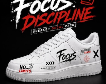 Sneaker Decal Vinyl Shoe Stickers Custom Sneakers Streetwear Stickers Motivational Decals