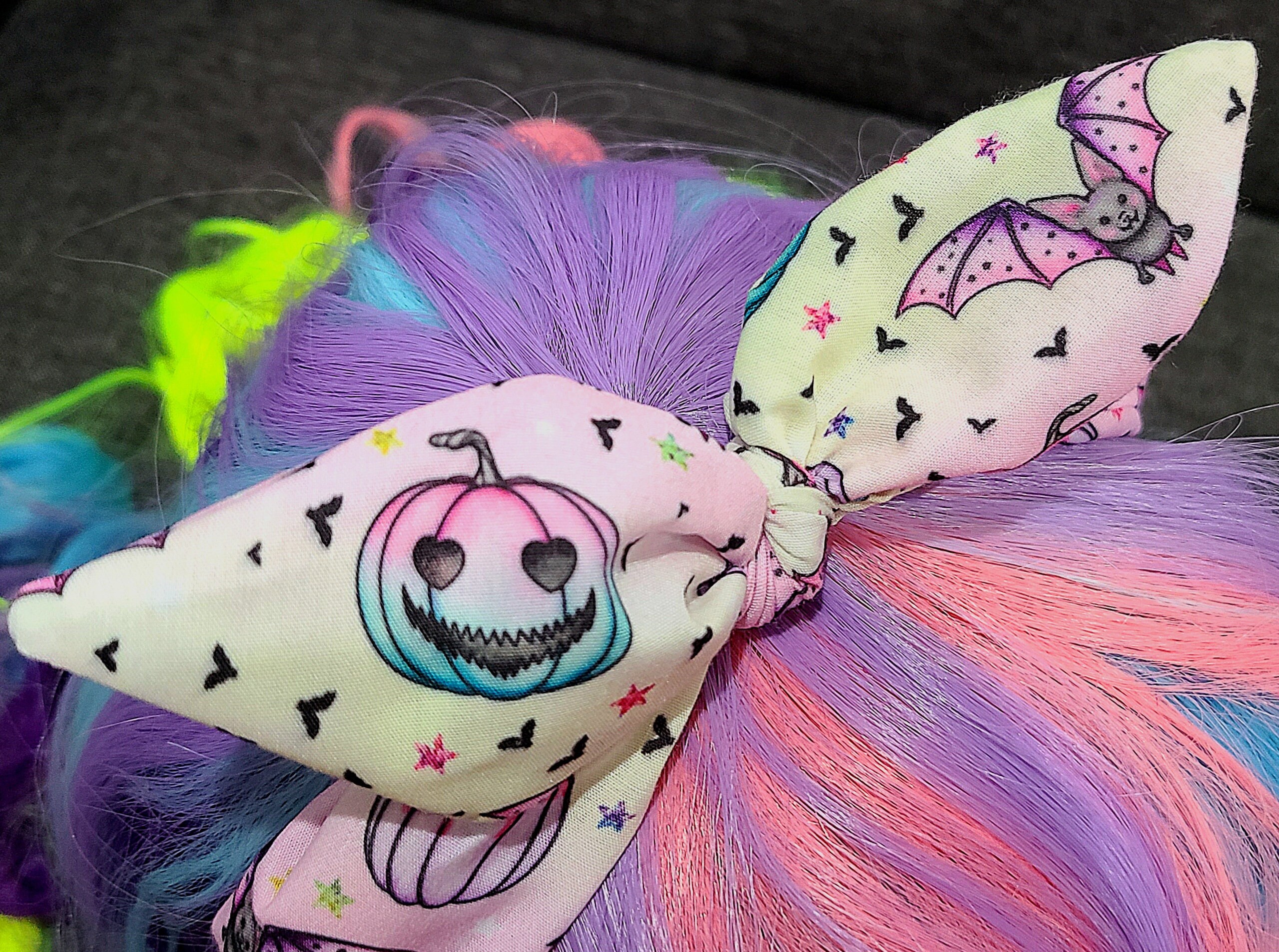 Shades of pink Halloween pumpkin headband Pink Pumpkin Headband - Etsy main image 4