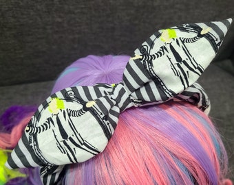 Striped Betelguese Bow-Knot Headband