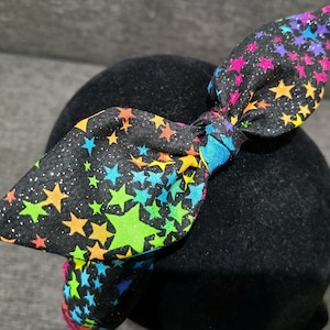 Rainbow Stars Bow-Knot Headband