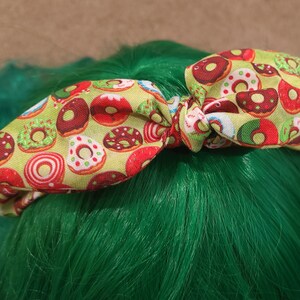Christmas Donuts Bow-Knot Headband
