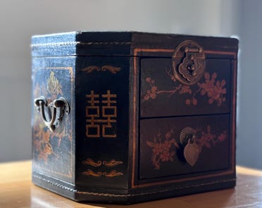 Coffret à Bijoux Vintage Palazzo INT Avec Miroir - Style Country