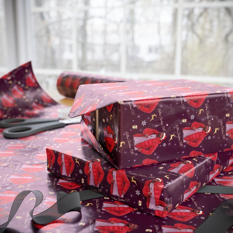 Rapper Christmas Wrapping Paper: Exclusive Luxury Fine Art Music - Etsy