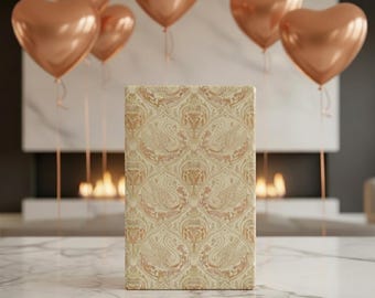 Elegant Swan Celebration Wrapping Paper | Soft Blush & Gold Fairytale Luxury Design
