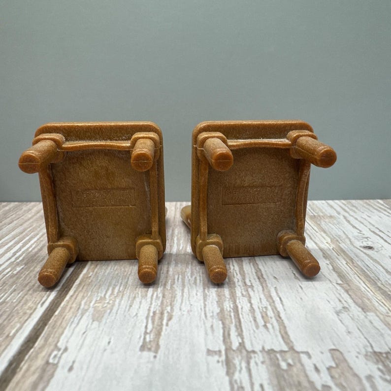 Calico Critters Sylvanian Families KITCHEN TABLE 2 Chairs Set Replacement Parts immagine 9