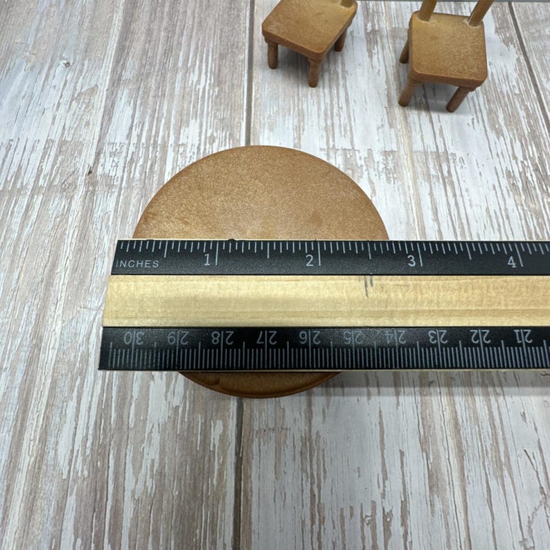 Calico Critters Sylvanian Families KITCHEN TABLE 2 Chairs Set Replacement Parts immagine 14