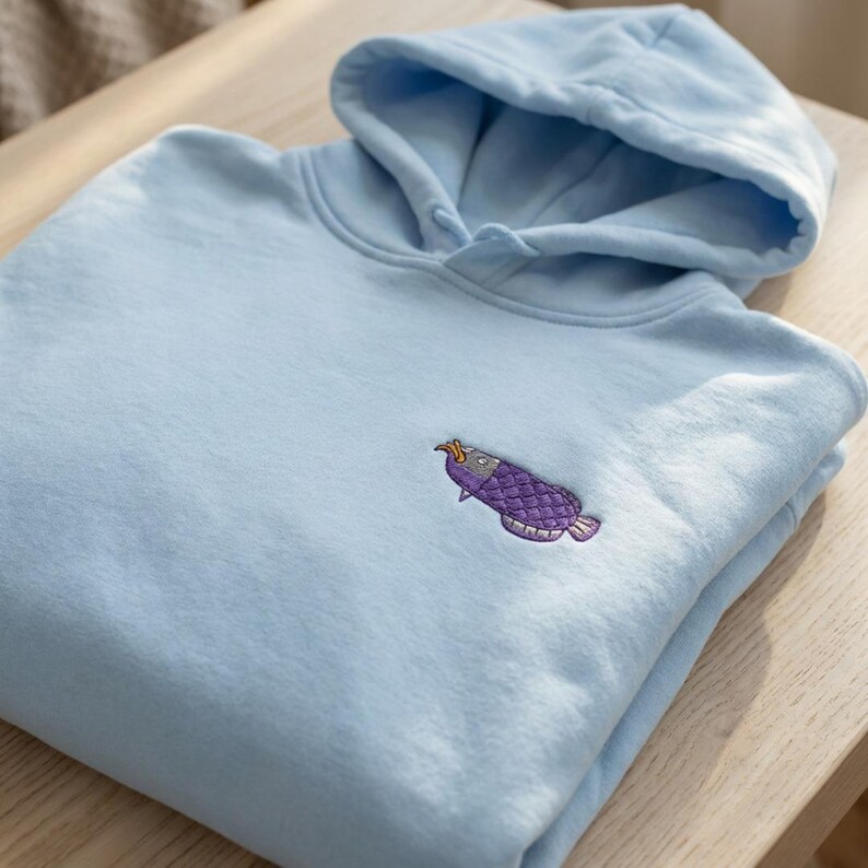 Mystery Fish | Retro Hoodie Bild 9