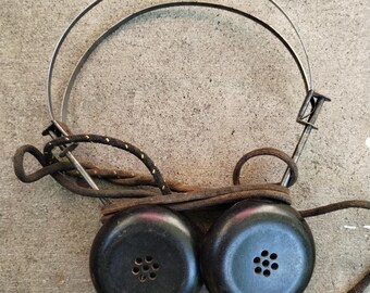 Vintage Brandes Admiral Matched Tone headphones, USA made, '40's/'50's