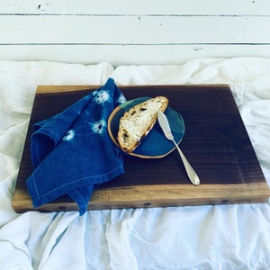 Sustainable Reusable Hand Dyed Indigo Napkins