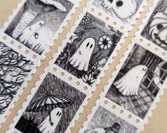 Ghostie Stamps Art Washi Tape