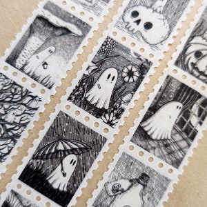 Ghostie Stamps Art Washi Tape