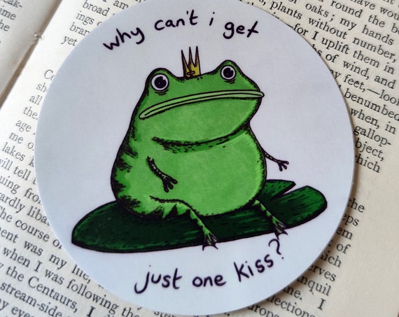 Why Can't I Get Just One Kiss vinyl sticker- Violent Femmes Inspired
