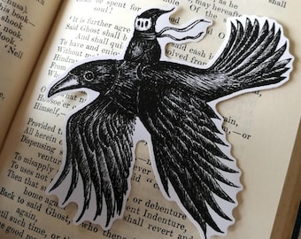 Adesivo de vinil Crow Rider - adesivo assustador para laptop