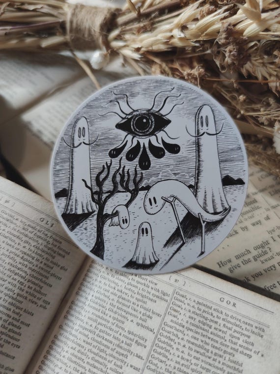 Dali Ghosties Vinyl Sticker