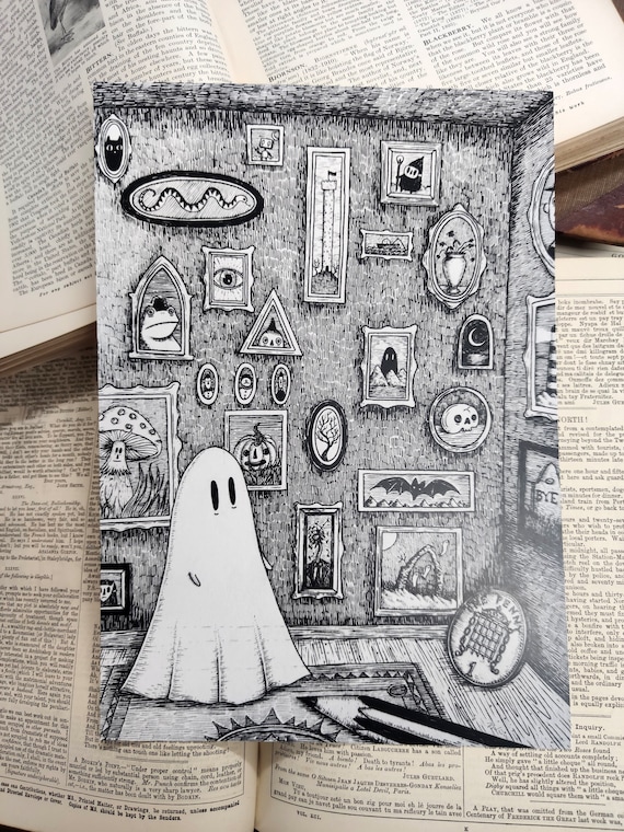 In My Room - ghost gallery spooky art print