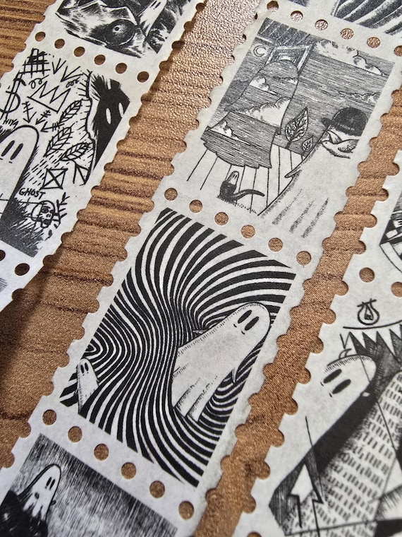 Creative Spirits Tape 2- Art History with Ghosts- Stamp Washi Tape