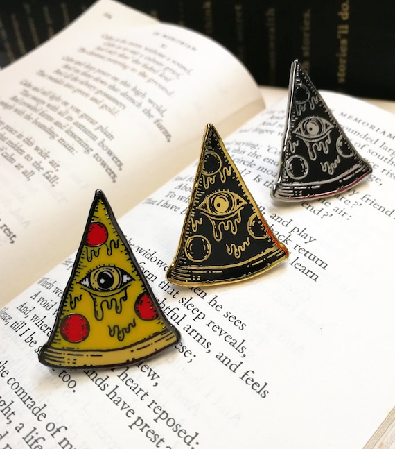 Pizzalluminati Hard Enamel Pin Badge