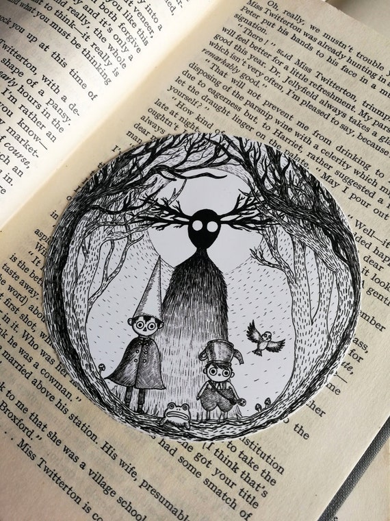 Into The Unknown vinyl sticker- Over The Garden Wall inspired laptop sticker