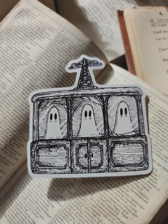 Gondola Ghosties Vinyl Sticker